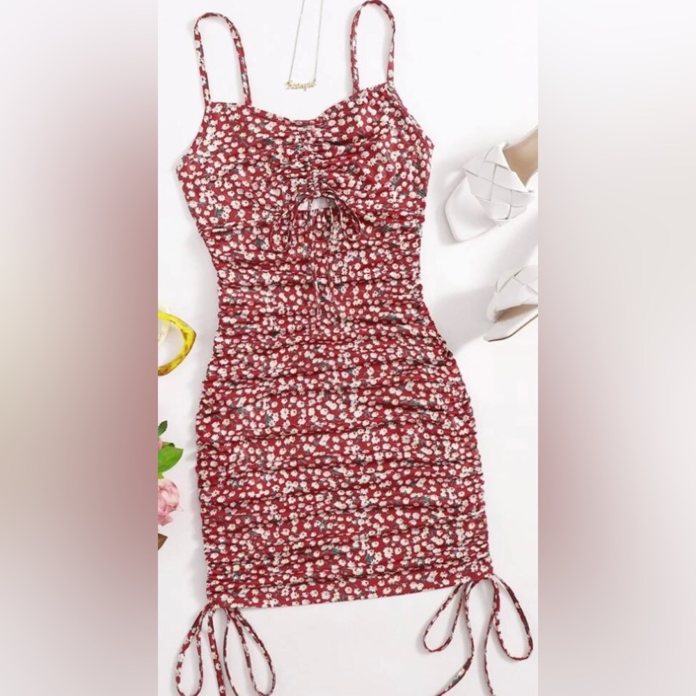 Shein floral dress